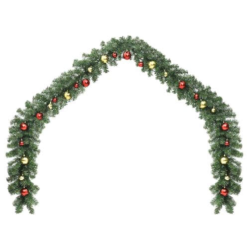 Guirnalda de Navidad de 5m con 75 luces LED para decorar tu chimenea y barandilla 3