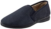 Grosby Men's Richard Slipper, Navy, 14 US