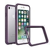 RhinoShield Bumper Case for iPhone 8 / iPhone 7 [NOT Plus] | [CrashGuard] | Shock Absorbent Slim Design Protective Cover [3.5 M / 11ft Drop Protection] - Purple