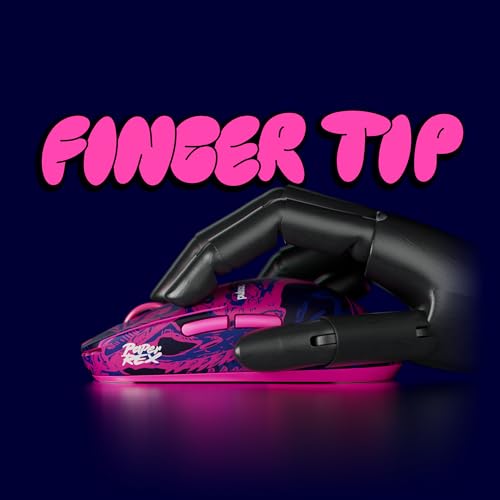 Image of Pulsar Gaming Gears X2 Crazylight Wireless Gaming Mouse, Ultra Lightweight 1.27 oz (36g), Optical Switch, 32000 DPI, 750 IPS, XS-1 Sensor, 8k Compatible (Mini, Purple, Paper Rex Edition)