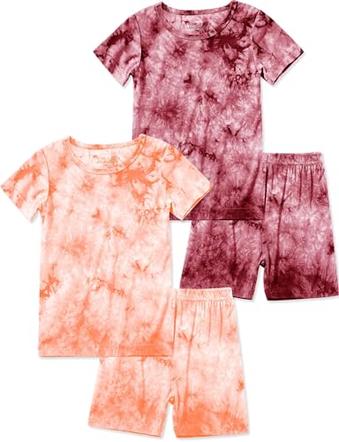 Image of Jimonda Boys Girls Bamboo Rayon Pajamas Set Kids Sleepwear