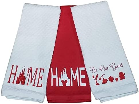 Disne* Kitchen Towels/Disne* Bathroom Towels Mickey/Magic Castle/Ears/Be Our Guest Kitchen/Bathroom Towels