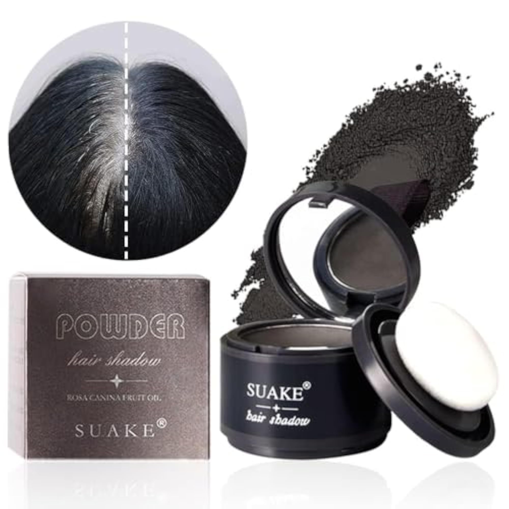 Hairline Powder for Instant Coverage, Non-Sticky Formula