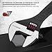 SEDY 4-Inch Mini Adjustable Wrench, Small Precision Wide Jaw Spanner with Inch/Metric Scale, Compact Cr-V Steel Black Oxide Tool for Automotive, Household and DIY Repairs