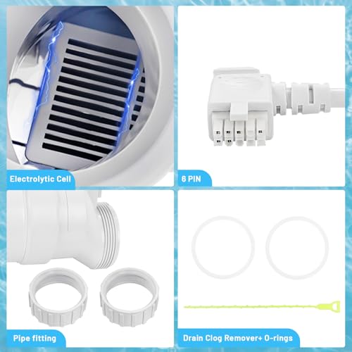 Cellule T-9 salière élimine eau trouble piscine AquaRite 80m3 - 8