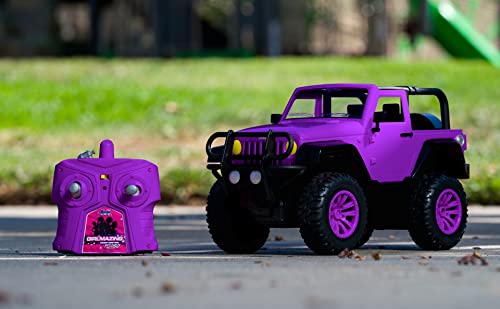 Jada Toys Girlmazing Jeep R/C Vehicle (1:16 Scale), Purple #TOP1