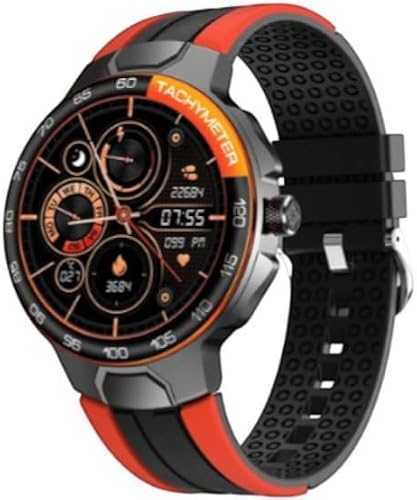 IP68 Water Resistant Smartwatch With GPS Tracking - Orange & Black