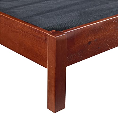 Classic Brands Glendale Walnut Color Wood Bed, King #TOP6