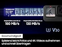 Samsung PRO Plus microSD-Karte+ USB-Kartenleser, 256 GB, Für Mobile Gaming auf Smartphones, Tablet und Handheld Konsolen, UHS-I U3, Full HD & 4K UHD, 180 MB/s Lesen, 130 MB/s Schreiben, MB-MD256SB/WW – Ansicht 6