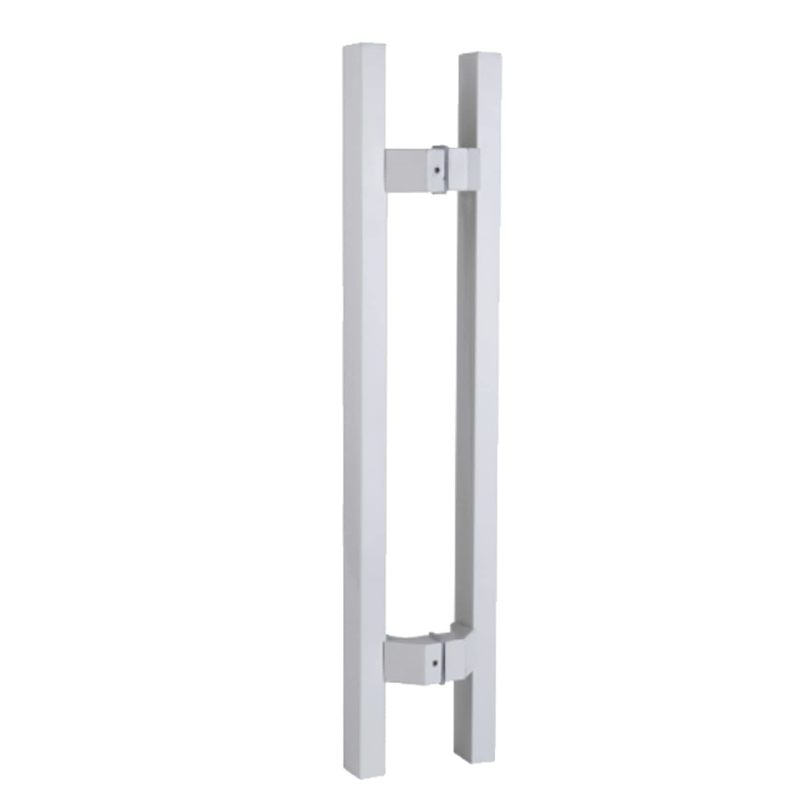 CWCQGH Barn Door Sliding Door Handle Modern Push Pull Door Handle, Stainless Steel Barn Gate Pulls for Interior/Exterior Entry Door, 31.4in /39.3in/47.2in/55.1in /59in Lenght,White-150cm/59in
