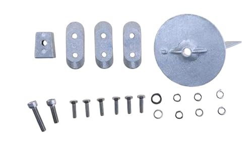 Boot & Motor Recmar - Set di anodi in alluminio, adatto per Yamaha 40-60 CV