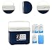 kowaku Ice Chest Box, Insulated Cooler, with Handle Portable Personal Cold Case with Ice Pack for Outdoor Camping Kitchen BBQ Picnic, Blue