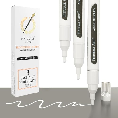 Pinturale Arts® Acrylstifte (Cremefarben)