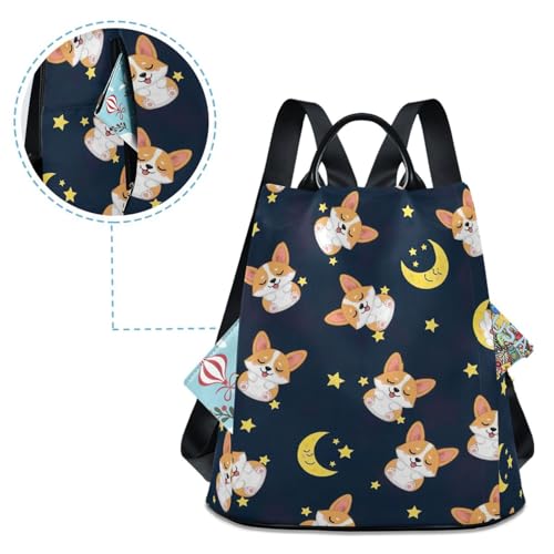 Sac à dos corgi imperméable et léger avec grand compartiment - 4