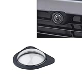 Front Camera Lens Protector Compatible with Tesla Model Y/YL – Tempered Glass + Aluminum Frame, 99% Light Transmission, No-Drill Installation for Autopilot Safety (Black)