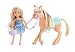 Barbie Club Chelsea Doll & Horse