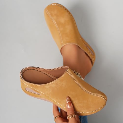 Mules légères antidérapantes Jaune C taille 39.5 à semelle souple unique