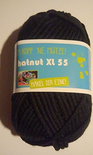Original hatnut Mützenwolle XL 55 schwarz Cover
