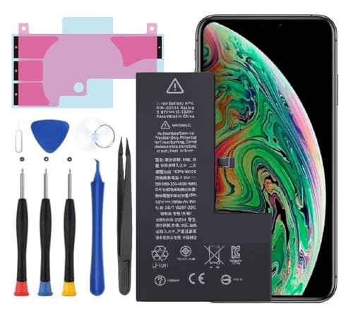 AFSONGOO Battery for iPhone Xs Upgraded Phone XS Battery Replacement Compatible with Compatible with iPhone Xs A1920 A2097 A2098 A2100 with Professional Repair Tools Kit