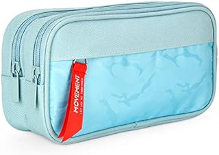 Large Pencil Case for Boys and Girls, TOYESS Lightweight Triple Pockets Pencil Cases with Big Compartments for School Stationary, Camouflage Gray
