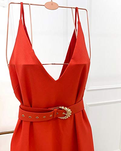 Vestido Midi Lauren Coral