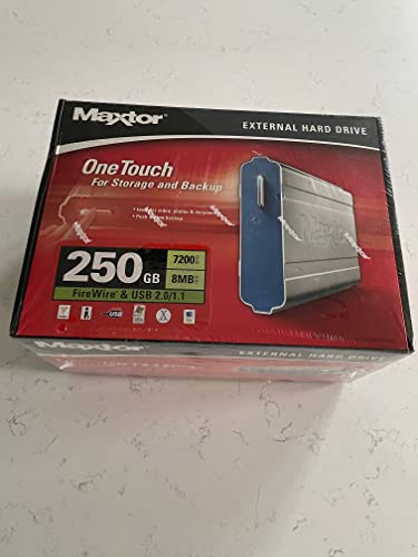 Maxtor A01A250 OneTouch 250 GB FireWire USB �O�t���n�[�h�h���C�u