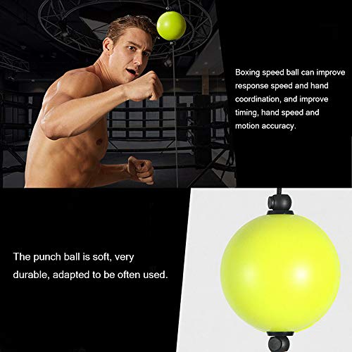 Bola de velocidade de boxe, Andoer Boxe Quick Puncher Reflex Ball Boxe Speed ​​Ball Fitness Training
