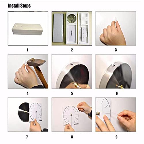 DIY Wall Clock, DIY Modern Mute Large Wall Clock - Image 3