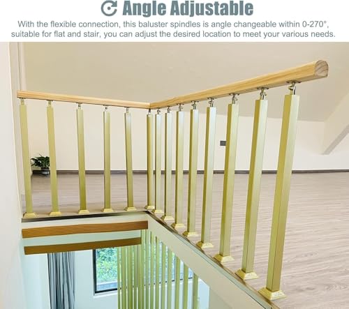 Barreaux de fer réglables pour sécuriser un escalier instable