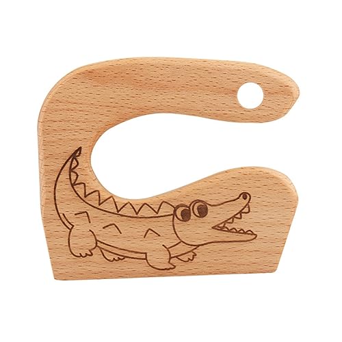 BESPORTBLE Kids Safe Wooden Knife Toy Cutting Tool Perfect for Kids Cutting Fruits Veggies Wooden Toy Knife