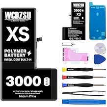 Battery Replacement for iPhone Xs 3000mAh High Capacity New 0 Cycle Li-Polymer Battery for iPhone Xs with Full Tool Kit Model A1920 A2097 A2098 A2100