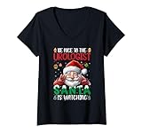 Santa Is Watching Christmas Family Matching Tees