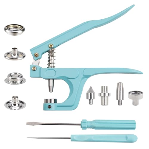 Kit boutons-pression 15mm en acier inoxydable avec pince GTAAOY pour bâche et bateau