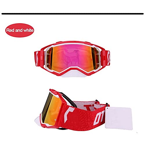 Motocross occhiali da sole occhiali per sport all'aperto ciclismo fuoristrada sporcizia casco da moto occhiali proteggere a prova di sabbia (Color : 1)
