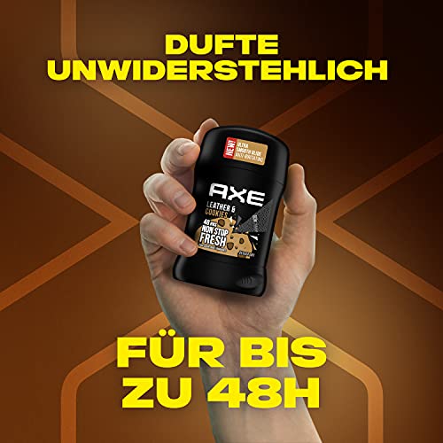 Axe Deodorant Stick Leather & Cookies ohne Aluminium für Männer