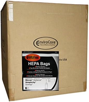 150 Riccar Radiance Simplicity Synergy X9 Hepa Vacuum Bags, Upright Vacuum Cleaners, RSLP-6, S9-6, S9-6. Number SXH-6 for the X9, C20-6, C20-G6, C20-12, RXH-6, RXH6, RXH-12, X9 and G9 - Thumbnail 2