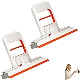 Mini Foldable Desktop Sponge Mop - 2026 New Self-Squeezing with 360° Rotatable Squeegee, Wet and Dry Portable Cleaning for Small Spaces, Bathroom, Kitchen and Glass (Orange, 2)