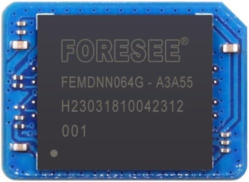 Orange Pi 64GB EMMC Module Fast Read and Write Speeds, Support for 5 Plus, 5 Pro, Pi 3B Single Board Computer (64GB)