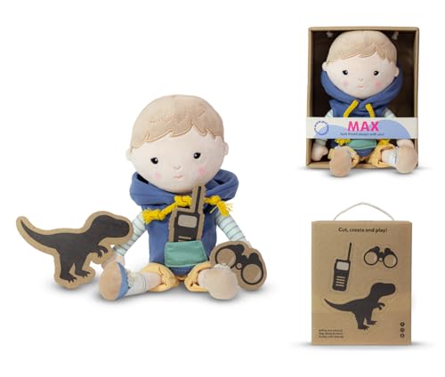 Petite&Mars Sophie Max Elise Hannah * Stoffpuppe * Kuschelpuppe * Weichpuppe * Textilpuppe * Plüschpuppe * Püppchen * Puppi * kleine Puppe * Puppenkind * Spielfigur (Max)