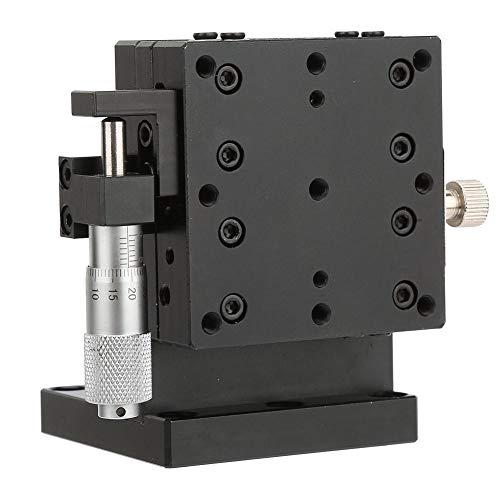 Semzl60-As Z Linear Stage, 60 * 60Mm/2.36"*2.36" Trimming Bearing Tuning Platform Sliding Table, Micrometer Manual Slide Table Cross Roller Bearing Vertical Linear Stage #TOP7