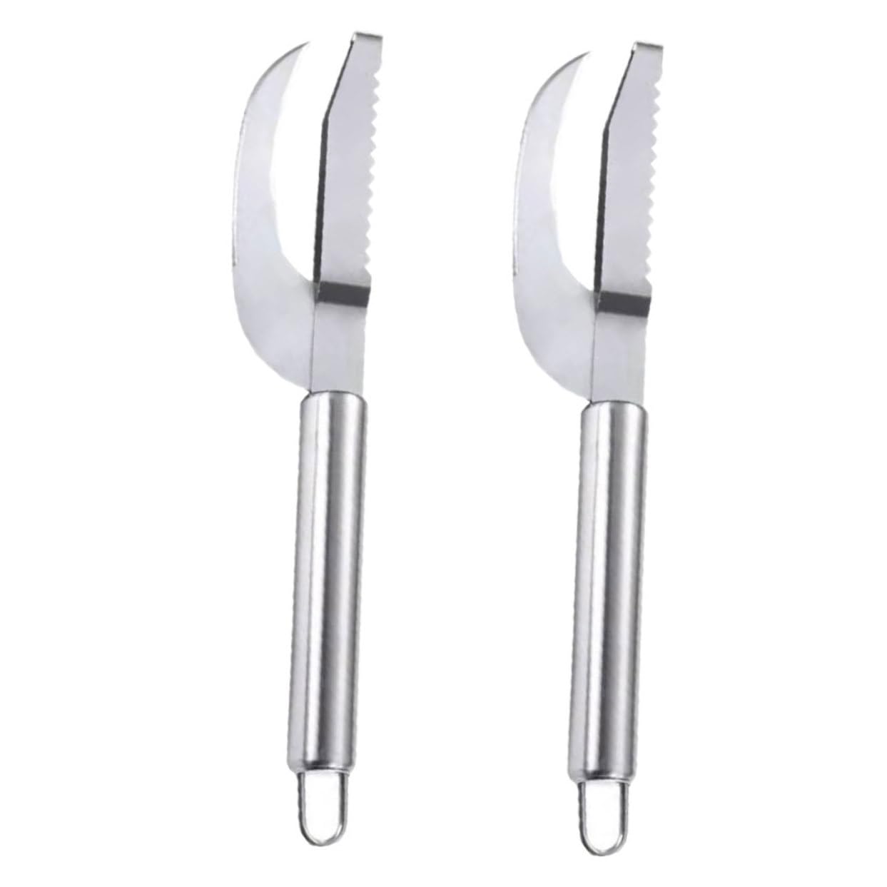 2pcs Fish Scaler Tool Fish Peeler Belly Cleaner Safe and Convenient Manual Cleaning