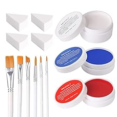 White Blue Red Face Paint Kit
