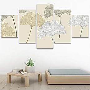 SIGNWIN 5 Panel Canvas Wall Art Modern Art...