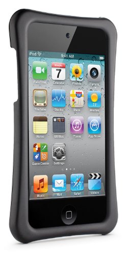 BUILT Apple iPod Touch Ergonomic Hard Shell Case, Graphite Grid