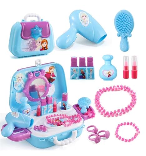 子供メイクアップセット ディズニーソフィア おままごと アナと雪の女王 キッチン玩具 道具おもちゃ お医者さんごっこ ミラー付き 化粧品おもちゃ メイクアップおもちゃ 姫系 お化粧セット 女の子 コスメ メイクアップセット ごっこ遊び 知育玩具 人気 クリ