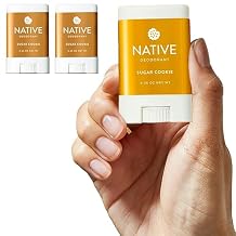 Native - Limited Edition - Sugar Cookie - Mini Deodorant - Travel Size - 0.35 Oz - Pack Of 02