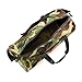Manhattan Portage Chelsea Drum Bag Hold-All Duffle Bag with Detachable Shoulder Strap External Pockets and Keychain Hook Perfect for Travel, Work and Daily Use (Camouflage, Medium)