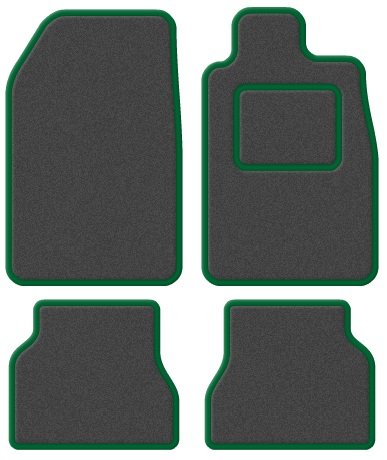 Rover Montego Super Velour Dark Grey/Green Trim Car mMat Set