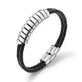 3. Perfekte passende Kleidung: Tragen Sie diese Leder-Wickelarmbänder zur Arbeit, für Verabredungen, während Sie Partys oder für diesen Anlass und zeigen Sie Ihren einzigartigen Geschmack. Ein exquisites Design sorgt dafür, dass Sie auffallen, wenn Sie dieses geflochtene Lederarmband tragen.