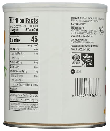 365 by Whole Foods Market Organic Crispy Onions, 6 Ounce